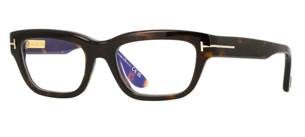 Tom Ford FT6045-B Havana Brown Rectangular Bluelight Frames